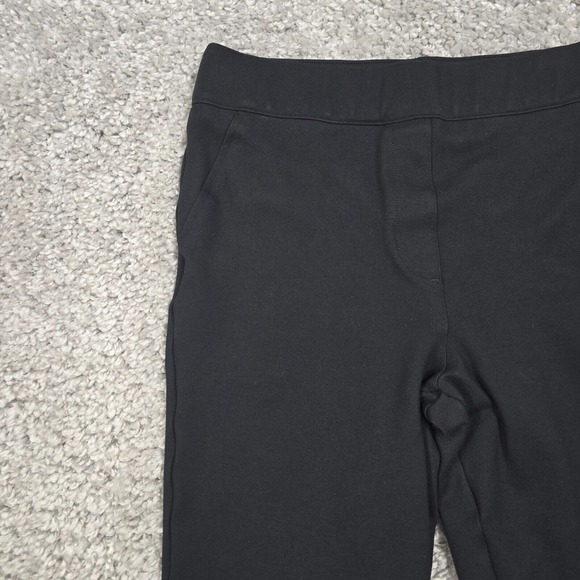 SPANX Pants Womens Medium Black Smooth Perfect Fit Ponte Kick Flare Stretch - Picture 3 of 15